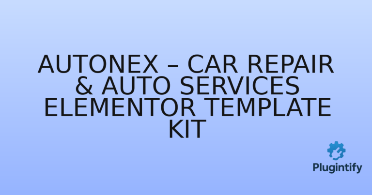 Read more about the article Autonex – Car Repair & Auto Services Elementor Template Kit