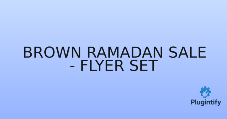 Read more about the article Brown Ramadan Sale – Flyer Set