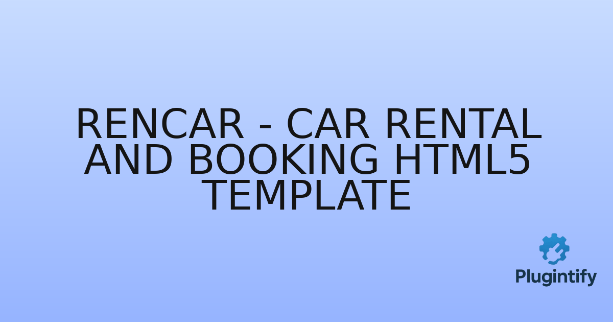 You are currently viewing Rencar – Car Rental And Booking HTML5 Template