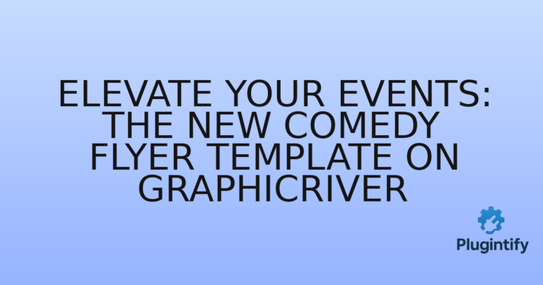 Read more about the article Elevate Your Events: The New Comedy Flyer Template on GraphicRiver