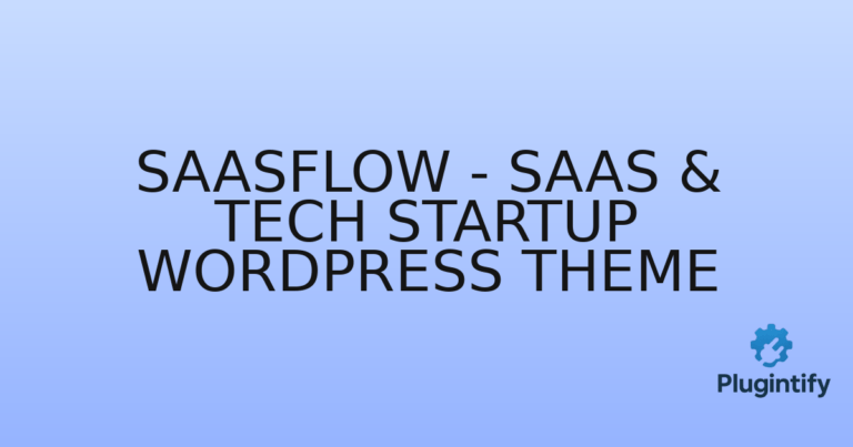 Read more about the article Saasflow – SaaS & Tech Startup WordPress Theme