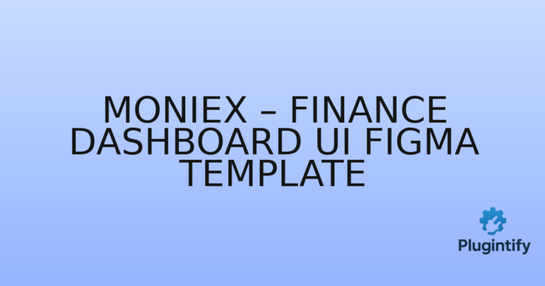Read more about the article Moniex – Finance Dashboard UI Figma Template
