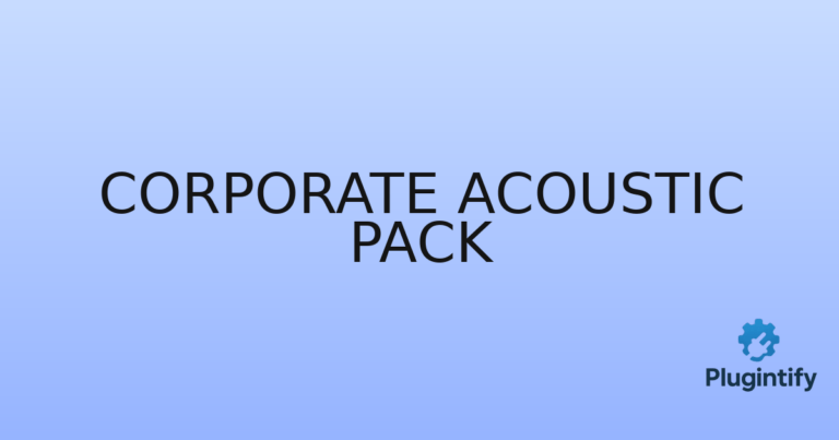Read more about the article Corporate Acoustic Pack