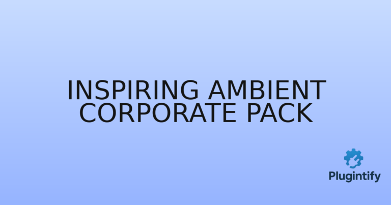 Read more about the article Inspiring Ambient Corporate Pack