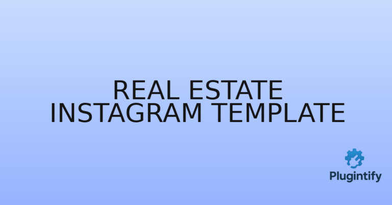 Read more about the article Real Estate Instagram Template