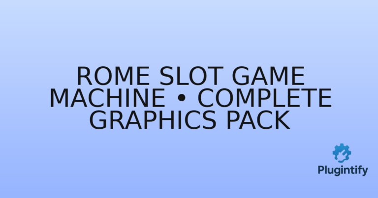 Read more about the article Rome Slot Game Machine • Complete Graphics Pack