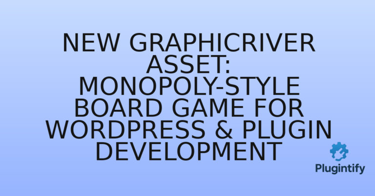 Read more about the article New GraphicRiver Asset: Monopoly-Style Board Game for WordPress & Plugin Development