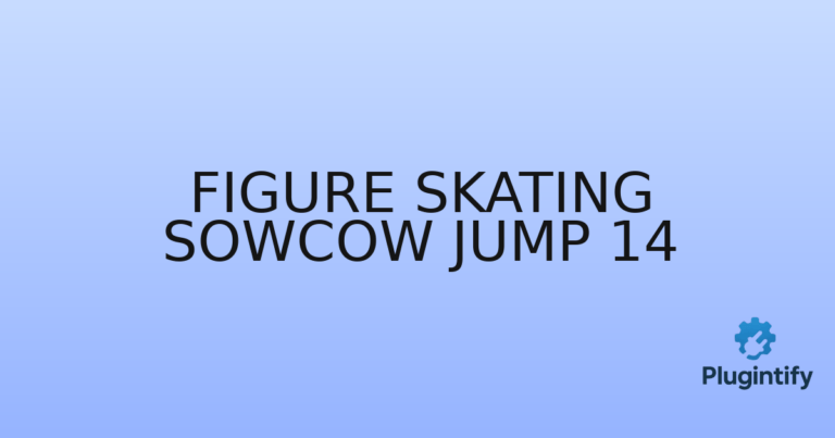 Read more about the article Figure Skating Sowcow Jump 14