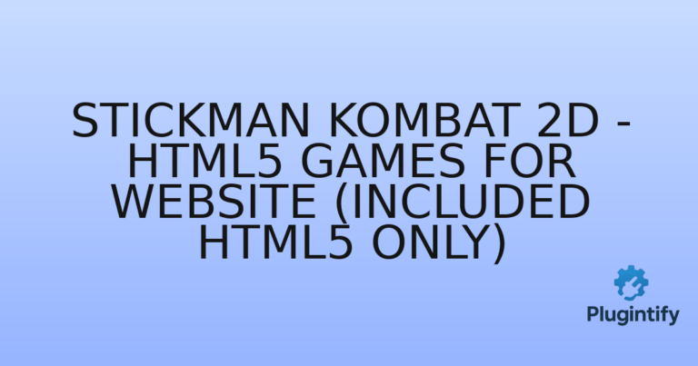 Read more about the article Stickman Kombat 2d – Html5 Games For Website (Included HTML5 Only)