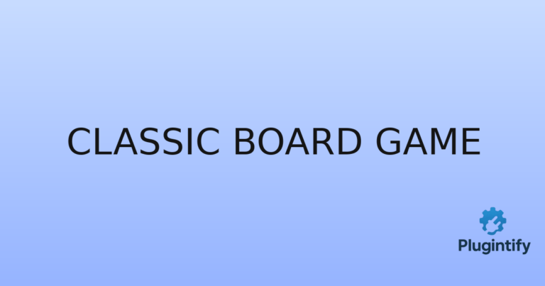 Read more about the article Classic Board Game