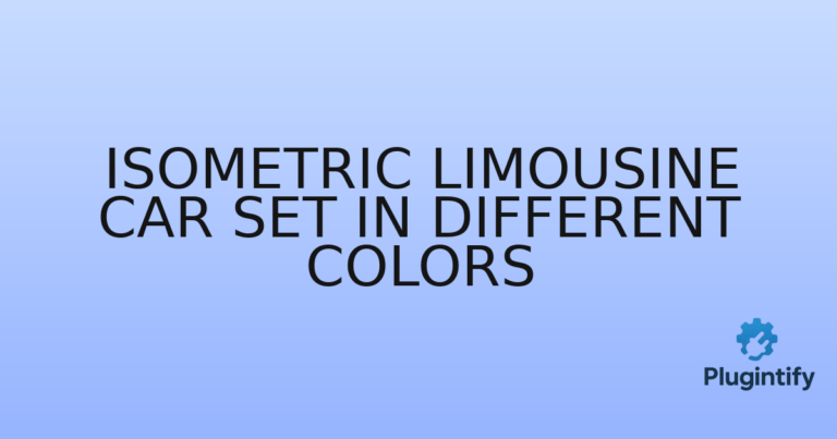Read more about the article Isometric Limousine Car Set in Different Colors