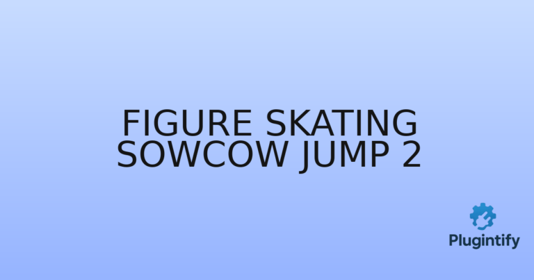 Read more about the article Figure Skating Sowcow Jump 2