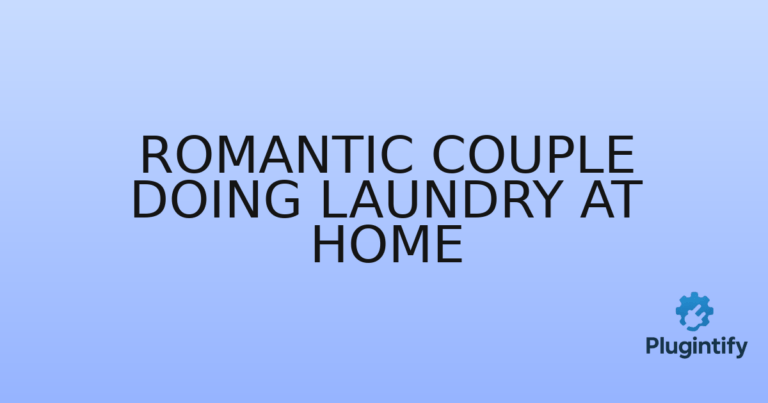 Read more about the article Romantic Couple Doing Laundry at Home