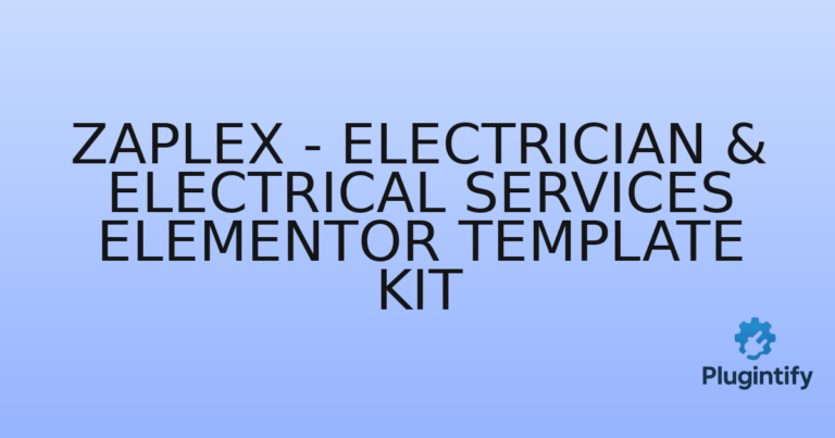 Read more about the article Zaplex – Electrician & Electrical Services Elementor Template Kit