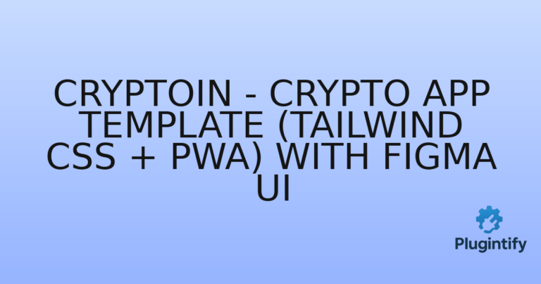 Read more about the article Cryptoin – Crypto App Template (Tailwind CSS + PWA) With Figma UI