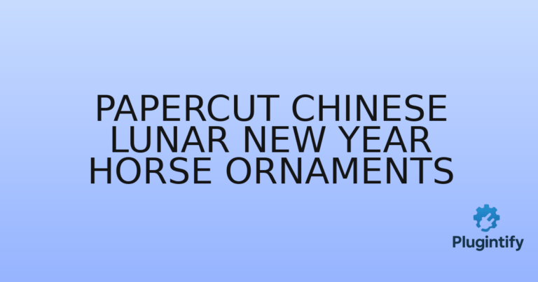 Read more about the article Papercut Chinese Lunar New Year Horse Ornaments