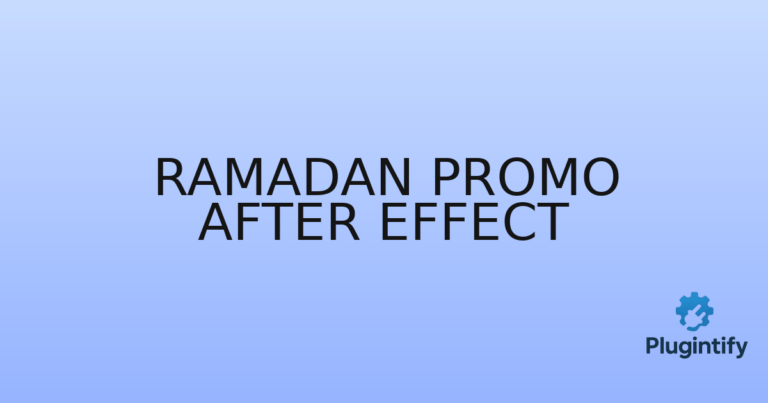 Read more about the article Ramadan Promo After Effect