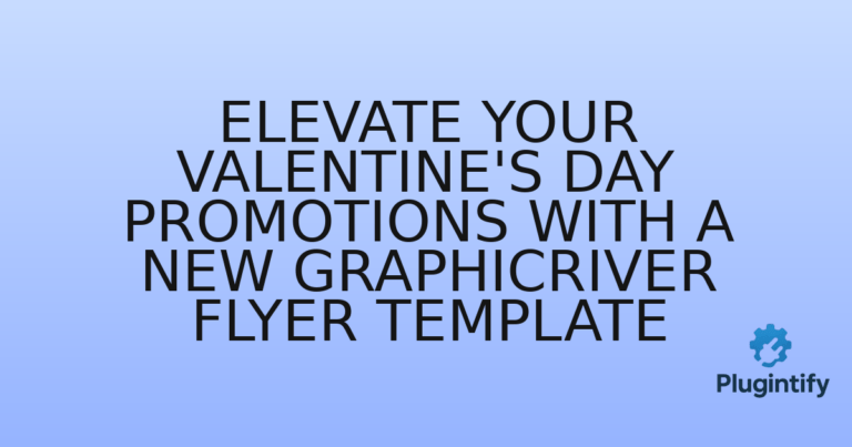 Read more about the article Elevate Your Valentine’s Day Promotions with a New GraphicRiver Flyer Template