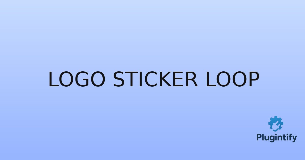 You are currently viewing Logo Sticker Loop