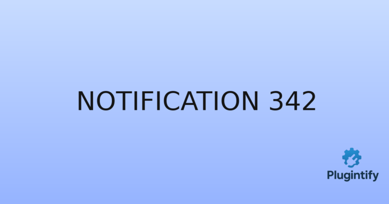 Read more about the article Notification 342
