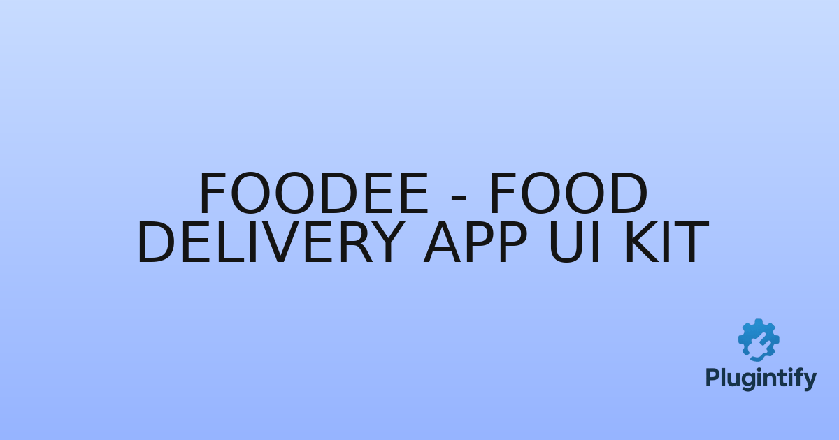 You are currently viewing Foodee – Food Delivery App UI Kit