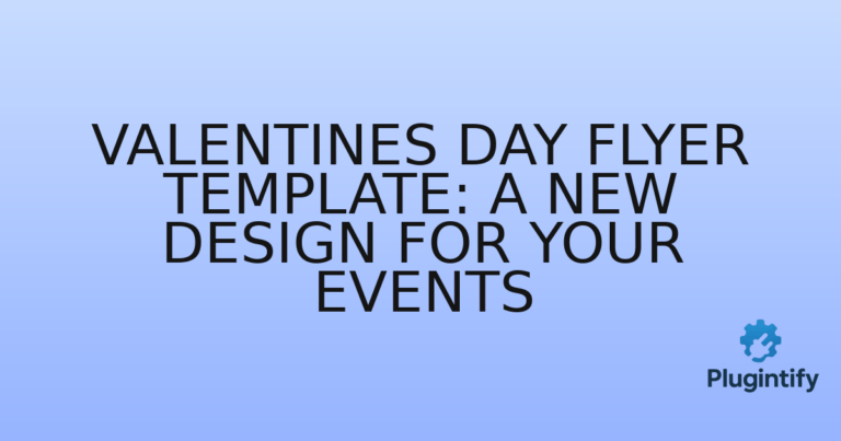 Read more about the article Valentines Day Flyer Template: A New Design for Your Events