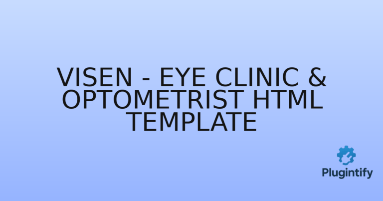 Read more about the article Visen – Eye Clinic & Optometrist HTML Template