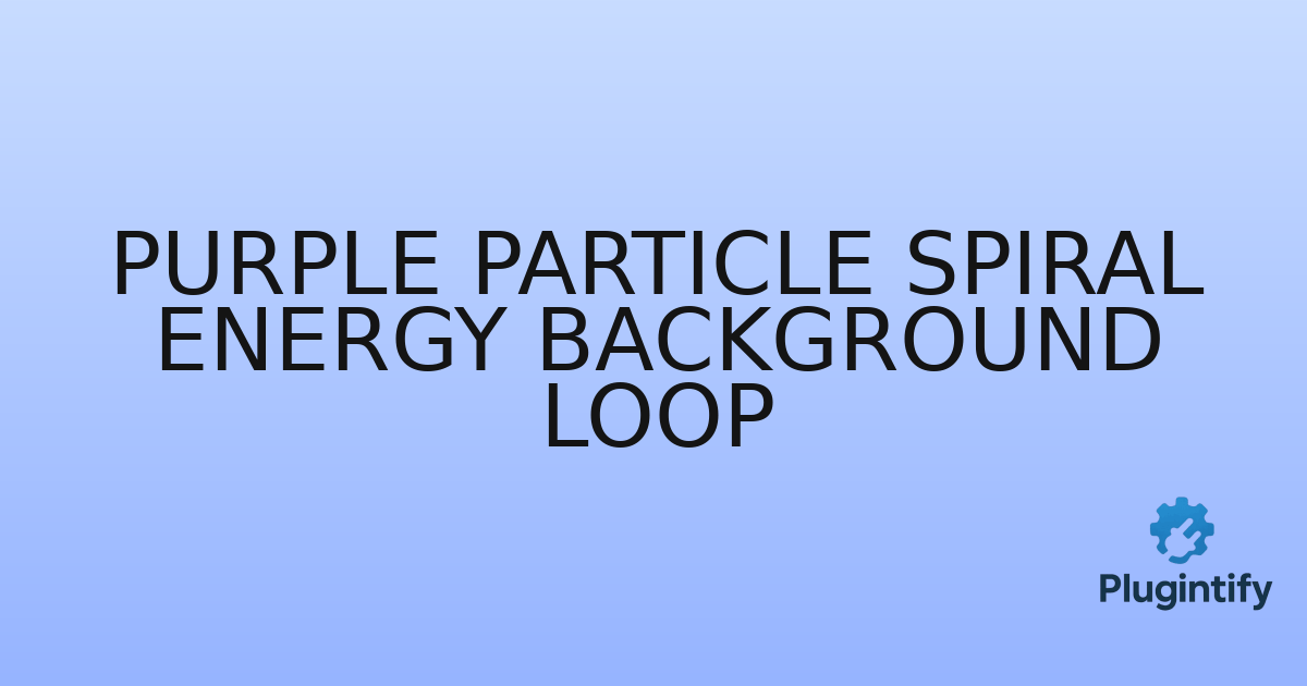 You are currently viewing Purple Particle Spiral Energy Background Loop