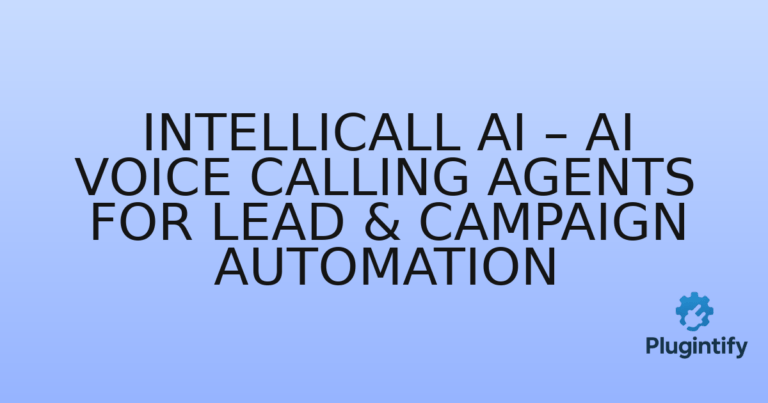Read more about the article IntelliCall AI – AI Voice Calling Agents for Lead & Campaign Automation