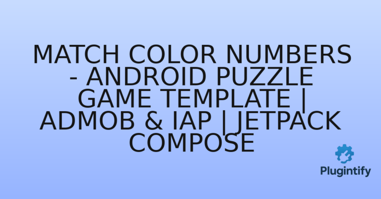 Read more about the article Match Color Numbers – Android Puzzle Game Template | AdMob & IAP | Jetpack Compose