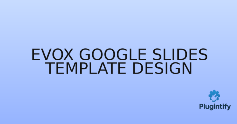 Read more about the article Evox Google Slides Template Design