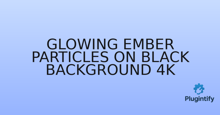 Read more about the article Glowing Ember Particles on Black Background 4K