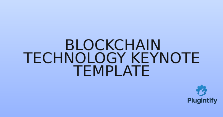 Read more about the article Blockchain Technology Keynote Template