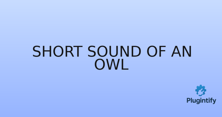 Read more about the article Short Sound of an Owl