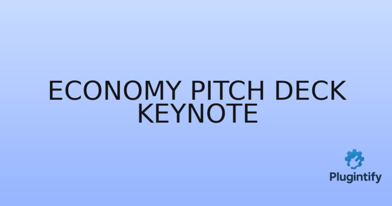 Read more about the article Economy Pitch Deck Keynote