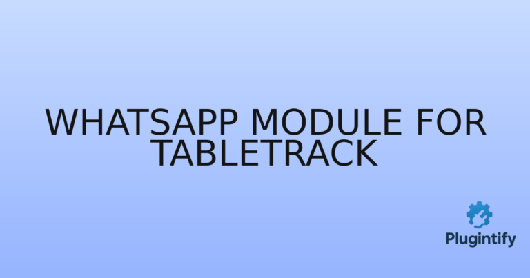 Read more about the article WhatsApp Module for TableTrack