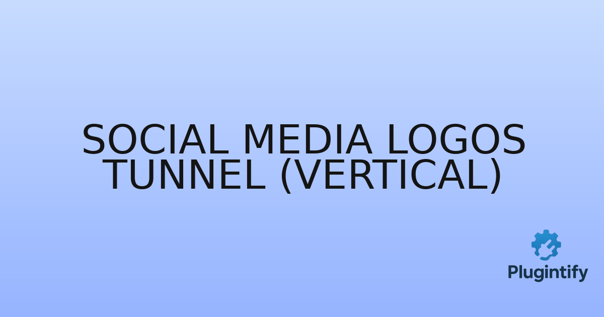 You are currently viewing Social Media Logos Tunnel (Vertical)
