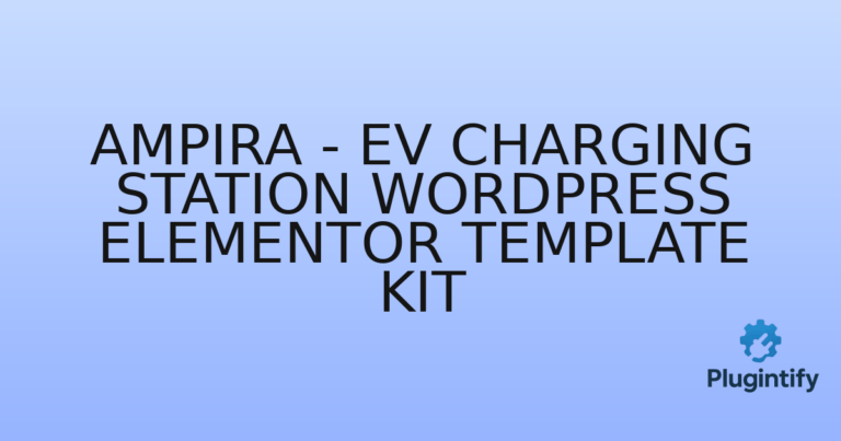 Read more about the article Ampira – EV Charging Station WordPress Elementor Template Kit