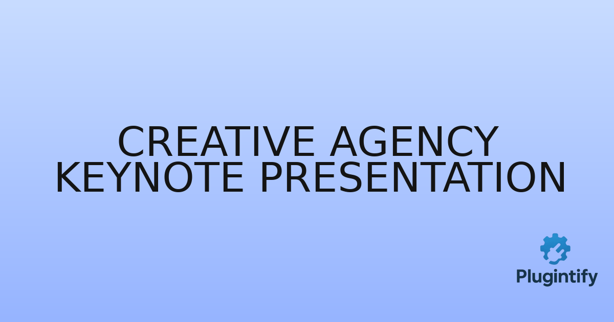 You are currently viewing Creative Agency Keynote Presentation