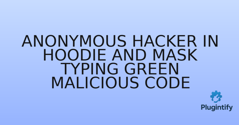 Read more about the article anonymous hacker in hoodie and mask typing green malicious code