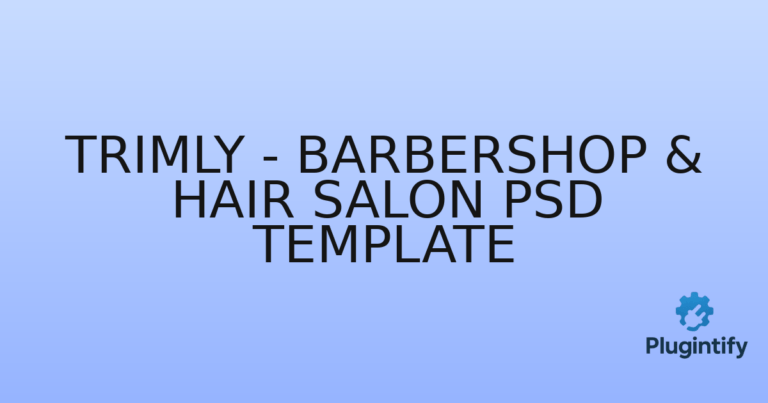 Read more about the article Trimly – Barbershop & Hair Salon PSD Template
