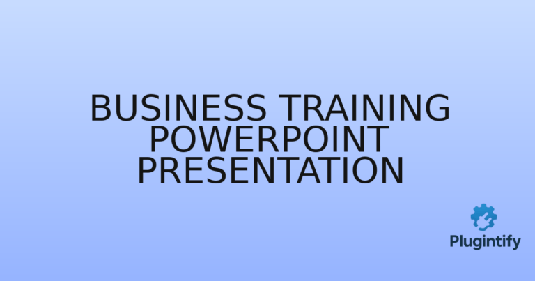 Read more about the article Business Training PowerPoint Presentation