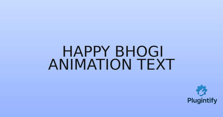Read more about the article Happy Bhogi Animation Text