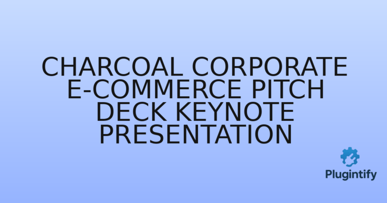 Read more about the article Charcoal Corporate E-Commerce Pitch Deck Keynote Presentation