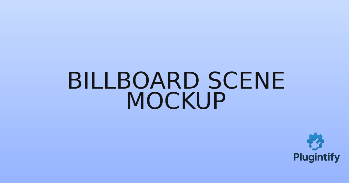 You are currently viewing Billboard Scene Mockup