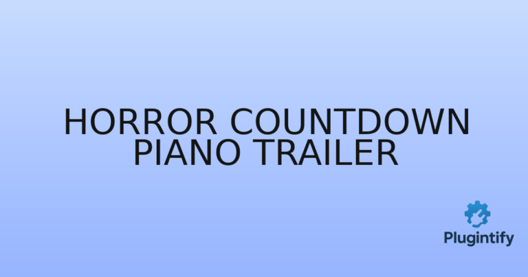 Read more about the article Horror Countdown Piano Trailer