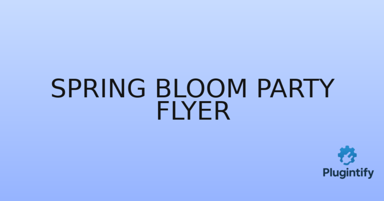 Read more about the article Spring Bloom Party Flyer