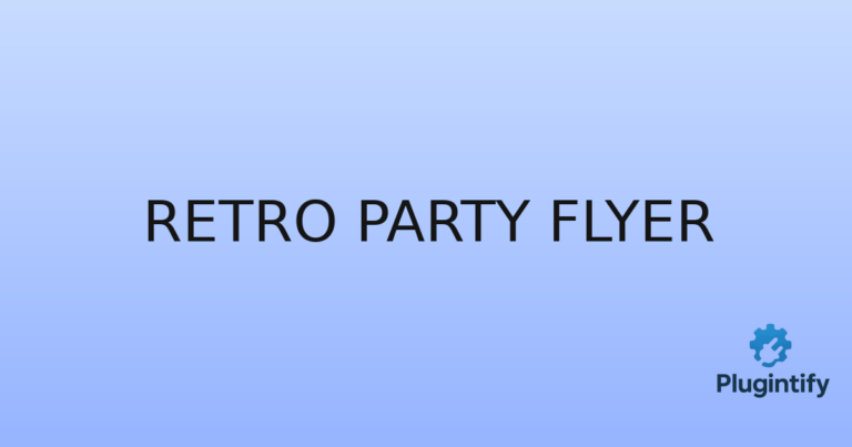 Read more about the article Retro Party Flyer