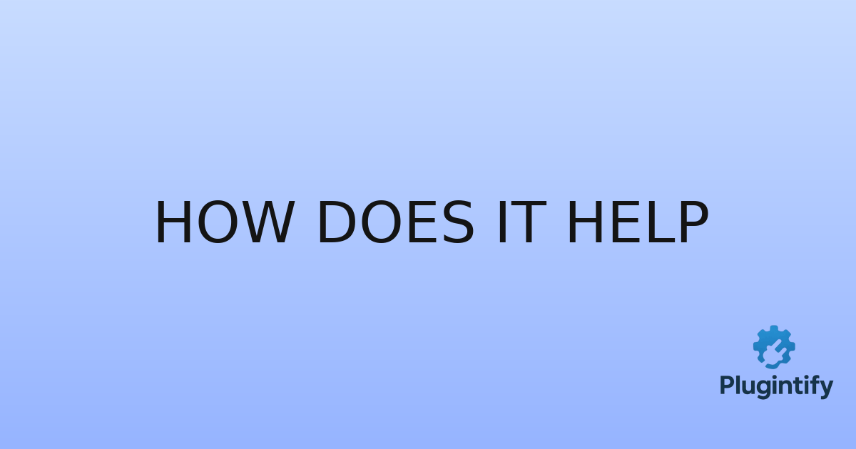 You are currently viewing How Does It Help