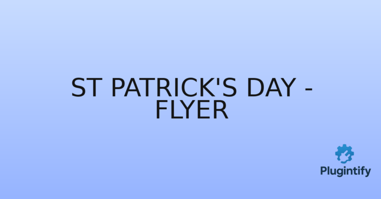 Read more about the article St Patrick’s Day – Flyer